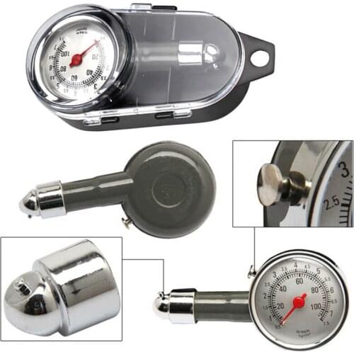 Car Truck Motorcycle Bike Digital Tyre Tire Pressure Gauge Manometer Tester Air Inflator with Flexible Hose Tire Repair Tools