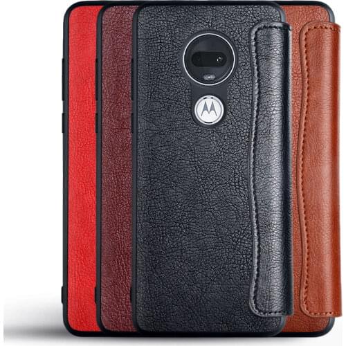 Case For Motorola Moto G7 G7 Plus funda Business Pu Leather No Magnet Card Slot Flip Cover For Motorola Moto G7 G7 Plus Case