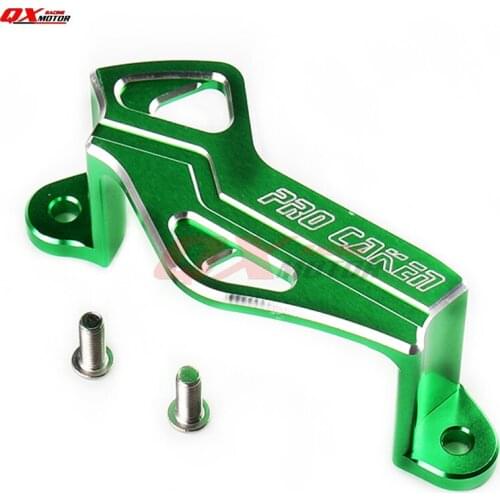 CNC Green Motorcycle Rear Brake Caliper Guard Protector For KXF250 2004-2017 KXF450 06-17 KLX450R 08-12 Free Shipping