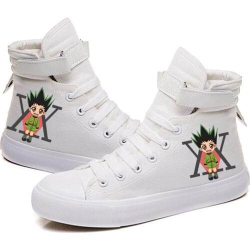 Hunter X Hunter Printed High Top Canvas Shoes Cozy Sneakers