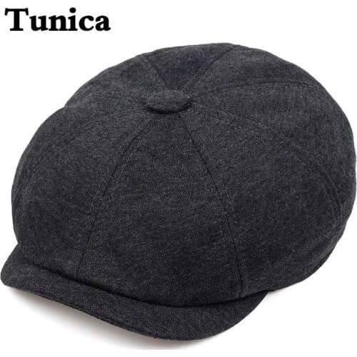 New Fashion wild Newsboy Cap Men Women Retro beret Hat hip hop berets hats Solid color Retro casual Octagonal hats gorras