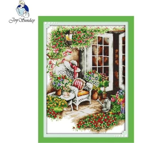Joy Sunday 11CT 14CT Free Delivery Comfortable Frontage Pattern Stamped Counted Cross Stitch Kit Cross Stitch Set Embroidery Kit
