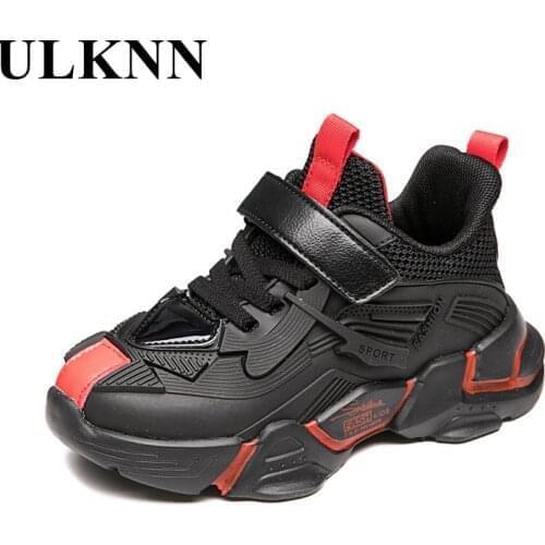 ULKNN Sneakers For Kids Childrens Casual Shoes Winter Autumn Girls Student Sports Sneakers Comfortable Flat Footwear Breathable