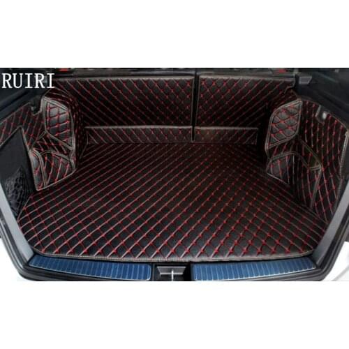 Best quality! Special trunk mats for Mercedes Benz GLK Class 2015-2008 waterproof cargo liner mats boot carpets,Free shipping