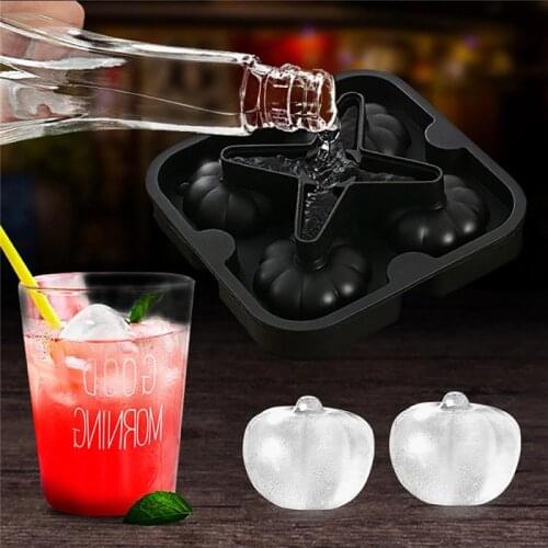 New Silicone Ice Cream Molds Form Ice Cube Tray Reusable Ice Cubes Maker Chocolate Mold Whiskey Party Bar Tools For Kitchen 2021