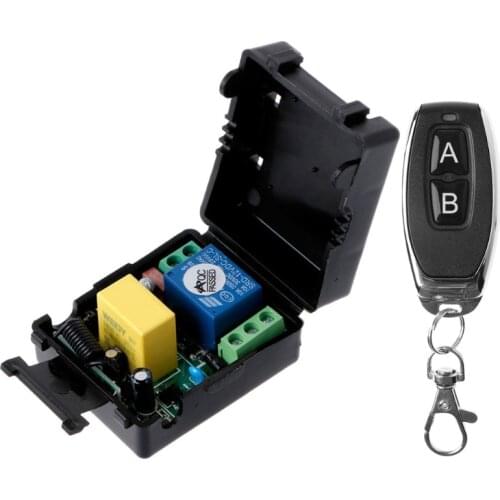 AC 220V 10A 1CH RF 315MHz Wireless Remote Control Switch Receiver+Transmitter Kit