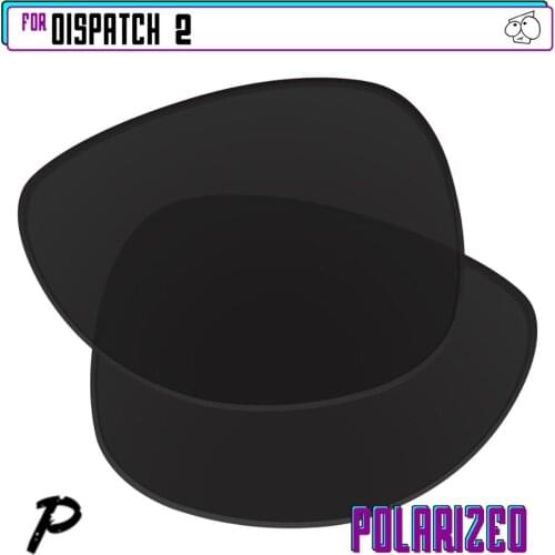 EZReplace Polarized Replacement Lenses for - Oakley Dispatch 2 Sunglasses - Black P
