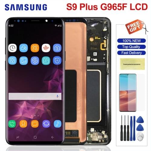 S9 Plus Lcd Screens For Samsung Galaxy S9 G960 LCD Display Touch Screen Digitizer Parts For Smausng S9 Plus G965 Dislpays
