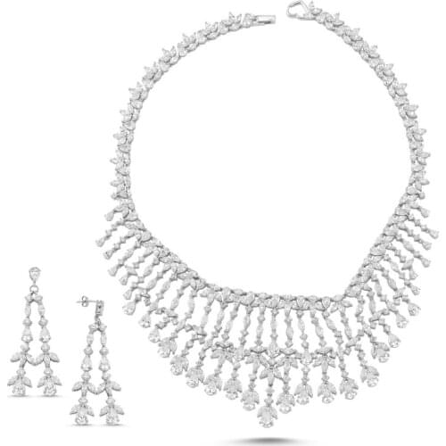 Silverlina Silver Zircon Stone Set