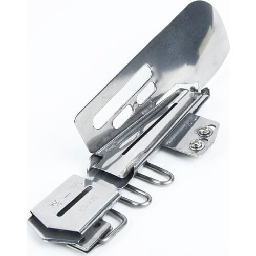 Cover Stitch Double Fold Edge Binder for Janome CoverPro/Elna Sewing Accessories Stretch Cylinder Single Packet Double Folder