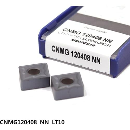 Carbide Insert CNMG120404 CNMG120408 NN LT10 CNC Lathe External turning tool Metal Cutter Tool CNMG 120404 turning insert Tool