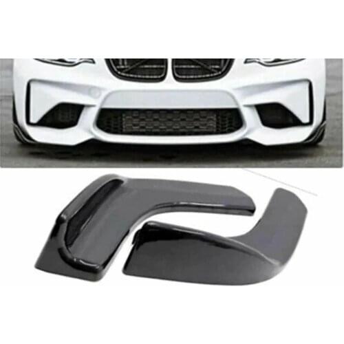 Universal Bumper Flaps Front Lip Attachment 2 Pieces Car Styling Auto Accessory Splitter Black Sport