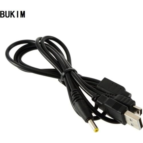 BUKIM USB 2 in 1 Charger Cable Data Transfer Power Charging Cord For Sony PlayStation Portable PSP 1000 2000 3000 to PC Sync