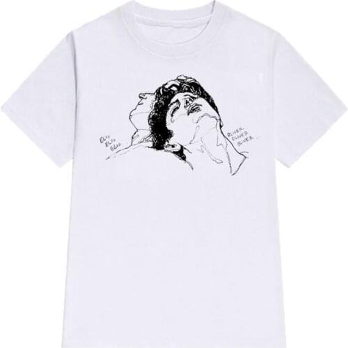 Summer T-shirt women Short Sleeve tops Call Me By Your Name movie print Cotton Tshirts women Shirt O-Neck White T Shirt Female
