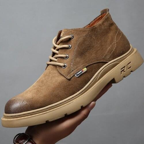 Winter Chelsea Boots Men Leather Shoes Men Ankle Boots Vogue Brand Autumn Winter Male Footwearfg789