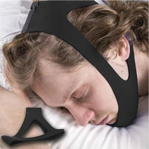 1Pc Neoprene Anti Snore Stop Snoring Chin Strap Belt Anti Apnea Jaw Solution Sleep Support Apnea Belt Sleeping Care Tools