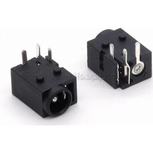 10Pcs DC-043 Speaker Socket 4.5x1.65 mm DC Jack Charging Power Socket 3 Pin