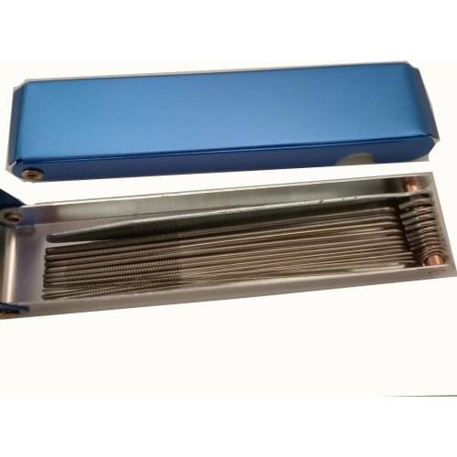 13pcs Motorcycle Carburetor Jet Gas Welding Nozzle Cleaner Kit with Storage Box Cleaner Gas Welding Brazing Cutting Torch Tip