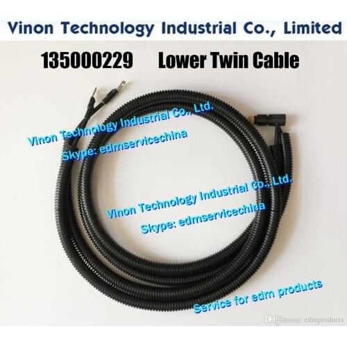 135000229 edm Power Supply Cable L=1200mm for Wire-cut EDM ROBOFIL 440CC,440CCS machines Twincable lower head, edm spare parts