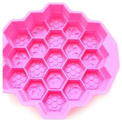 16 Cavity Honeycomb Cake Molds for Kids Silicone Baking Cake Chocolate Mold Bakeware
