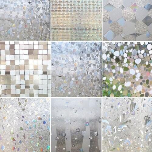 Variety of glue-free and glue-free 3D electrostatic glass film window sliding door window paper sunscreen pvc window film