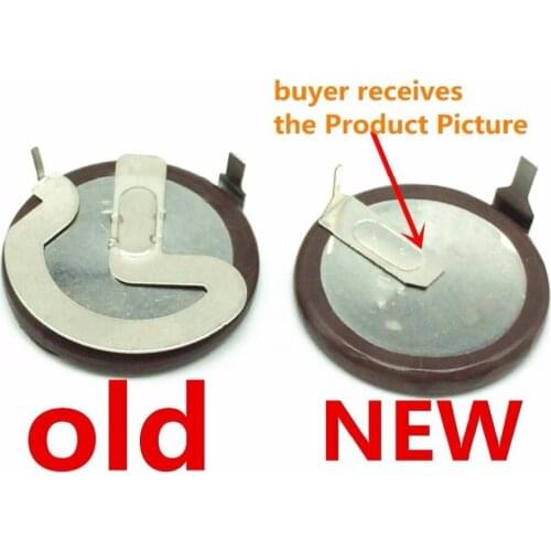 50PCS/lot 100% Original VL2020 With Legs 90 degrees Rechargeable Button Battery Free shipping