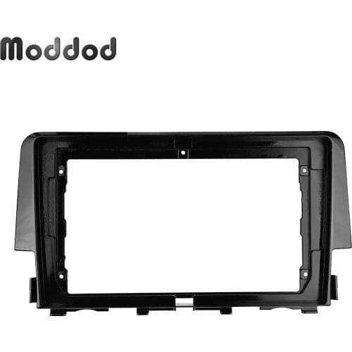 9 inch Radio Fascia for HONDA CIVIC 2016 Player Dash Kit Stereo DVD Player Install Surround Trim Panel Car Accessories Bezel