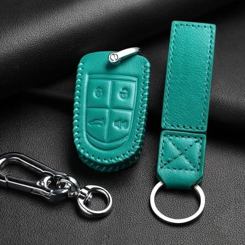 Genuine leather key case for car BORGWARD bx5 key cover bx7 bx6 bx3 bxi7 car key bag buckle high-grade leather