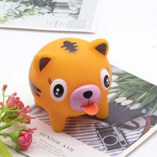 D7WF 3in Fidget Vent Ball Toy Hand Squeeze Ball Miniature Novelty Toy Toddler Gift Stress Relief Waterproof Animal Pinch Toy