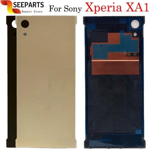 For Sony Xperia XA1 Back Battery Case Door Rear Housing Cover G3116 G3115 G3112 For 5.0" SONY XA1 Battery Cover