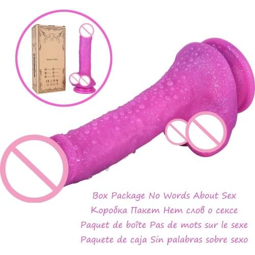 Medical Silicone Dildos Women Sex Toys Huge Penis Female Faloimitator Adult Toys Strap on Dildos Big Consoladores Femenino