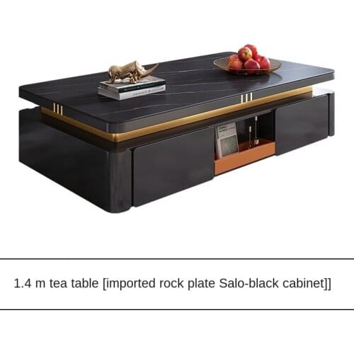 Coffee table simple living room paint storage TV cabinet combination atmospheric storage modern light luxury coffee table