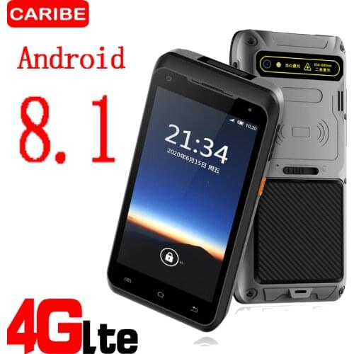 Caribe PL-55L Industrial Android PDA 1D Barcode Scanner FDD-LTE 4G with 5.5 inch Touch Screen
