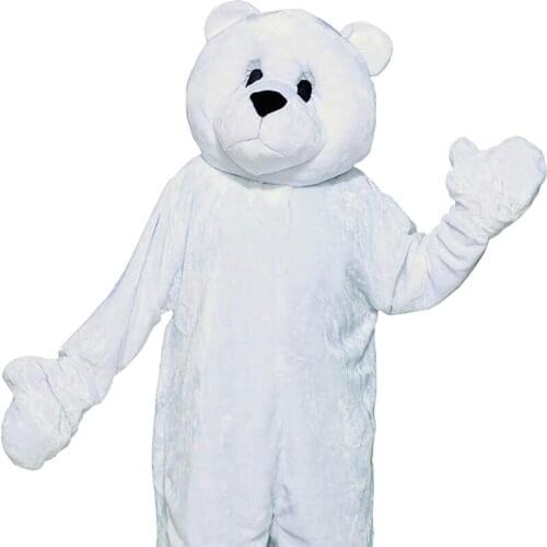 Halloween and Easter Adult Polar Bear Mascot Stage Performance and Large-scale Event Advertising Costumes