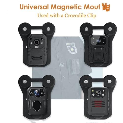 Sharpwitness Magnetic Back Clip Holder Inside and Outside Pieces with Strong Magnet Suction Universal For Police Body Camera