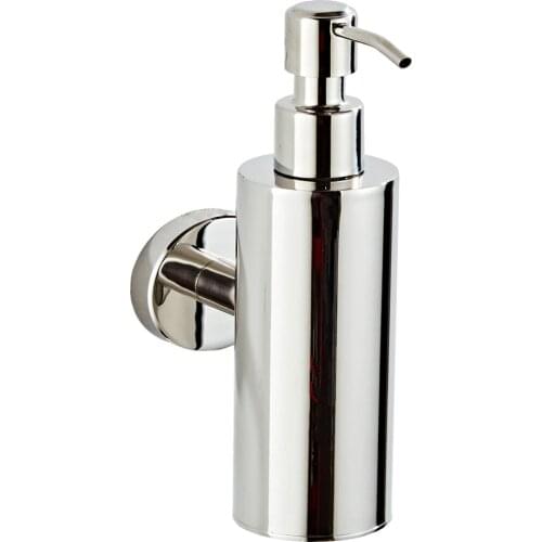 Liquid Soap Dispenser Hand Kitchen Sink Soap Container 304 Stainless Steel Nickel Bathroom Shampoo Holder Wall Mounted Bottle