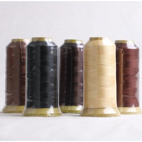 2pcs 210D High Strength Nylon Sewing Thread for Hair extension Hand Sewn&Machines 2000m 5 color in stock