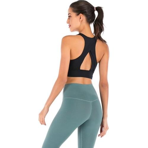 2020 New Vest Sports Underwear Shockproof Running Gather Stereotype Beauty Back Bra Women Europe and America