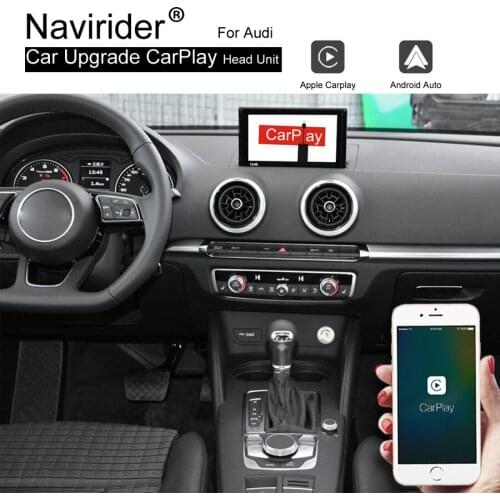 Car Upgrade Audio Video System Airplay Wireless Carplay Andriod Auto For AUDI A3 2013-2019 GPS map music interface Black