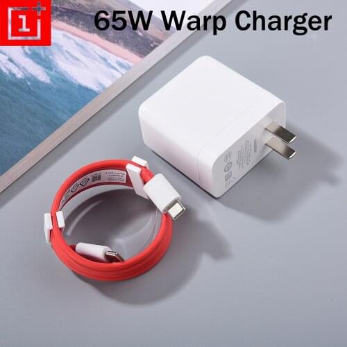 Original OnePlus 9 Pro US Warp Charge Power Adapter 65W Charger Cable Quick Charge 65W For Oneplus 9R 8 8PRO 8T Nord N10 N100 7T