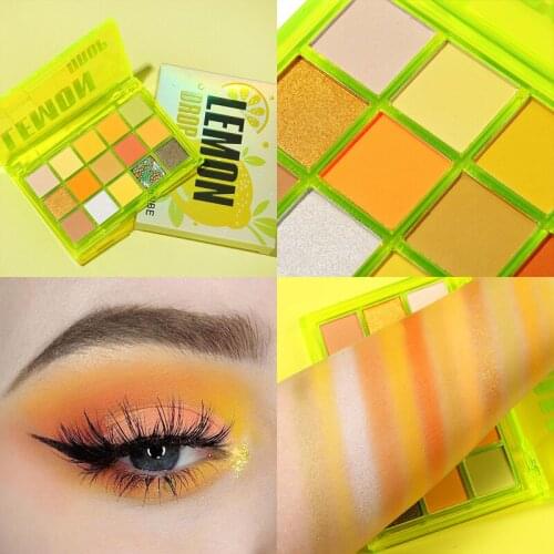 15 Colors Waterproof Eyeshadow Palette Matte Shimmer Highlighter Pigment Shades Nude Fashion Pigment Powder Makeup Palette