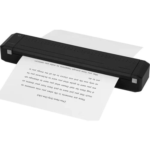 MT800 printer wireless bluetooth link A4 paper printing 300DPI portable office student homework printer