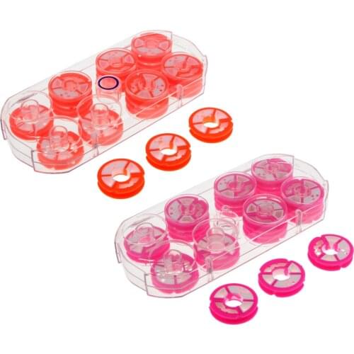 16pcs Silicone Fishing Line Spools Winding Board Bobbins Main Line Spools