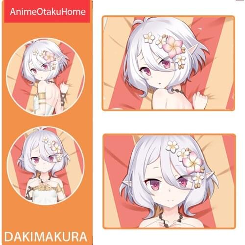 Anime Princess Connect! Re:Dive Kokoro Natsume Eustiana von Astraea Kyaru Pillow Cover Hug Pillowcase Otaku Bedding Dakimakura