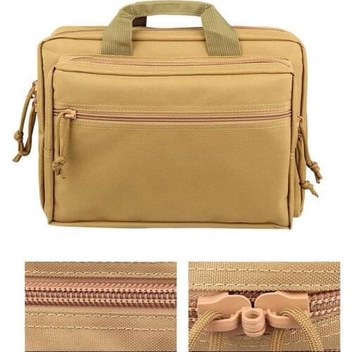 Tactical Gun Bag Hand Carry Magazine Pouch Backpack Airsoft Pistol Case Holster Military Paintball Carrier Soft Paddle Glock