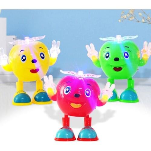 Funny Electric Plastic Robot Toy for Kids Music Trick Toy with 3 Optional Types Relieve Stress