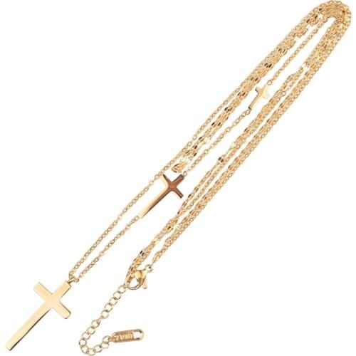 Gold Silver Stainless Steel Necklace with Virgin Mary Engraved Heart Catholic Women Rosary