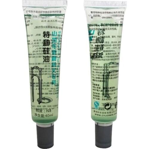 1pcs 40ml Mountain Bike Front Fock Repair Grease Silicone Oil Lube Cleaner Bicycle Repair Tool Bicycle Bike Care Oils