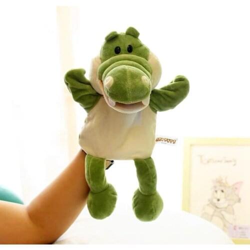 30cm An animal, crocodile, or reptile Party props parent-child Plush Hand Puppet, Baby Kids Plush Toy Gift Free Shipping