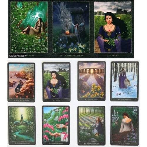 32Pcs/Box Tarot Cards Family Holiday Party Playing Cards English Tarot Game Cards Board Games Set For Beginners Or Tarot Lovers